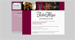 Desktop Screenshot of johnhopestrings.com